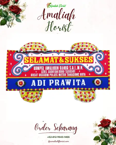 Papan Bunga Ucapan Selamat Selodoko